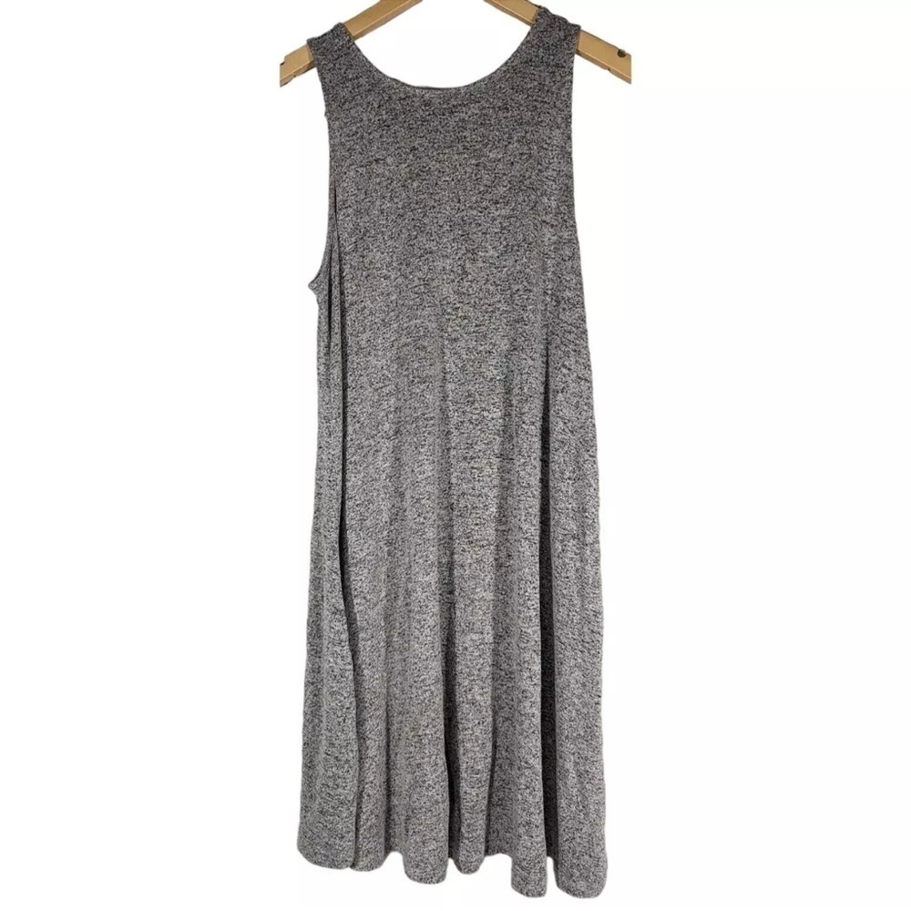 Plush-Knit Sleeveless Swing Dres gray SMALL OLD NAY - Picture 8 of 10